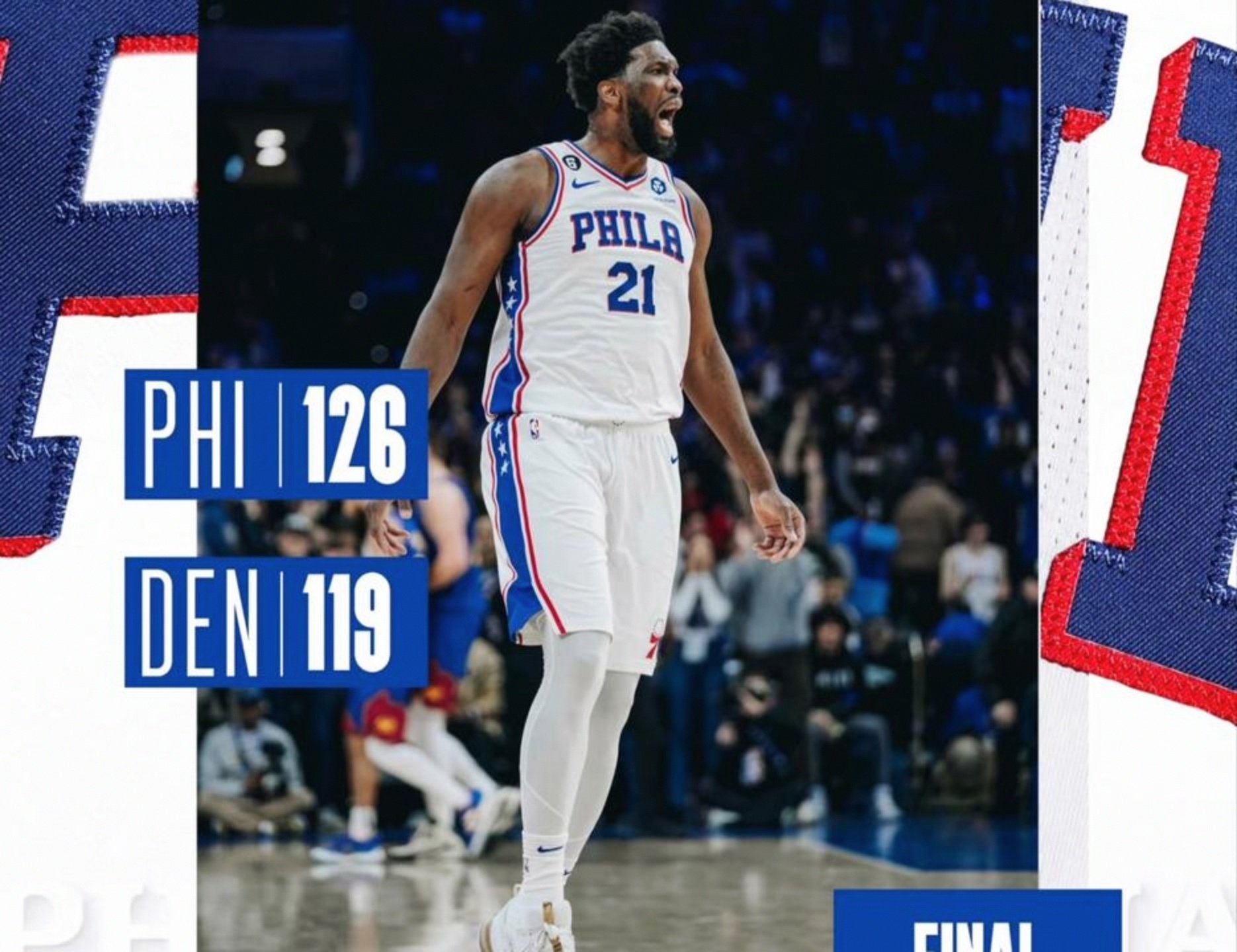 76人逆转魔术，恩比德统治全场